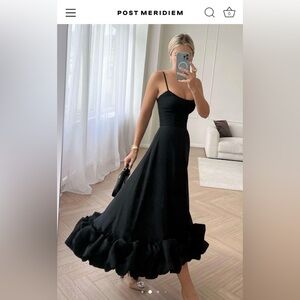 Post Meridiem Flounce Dress